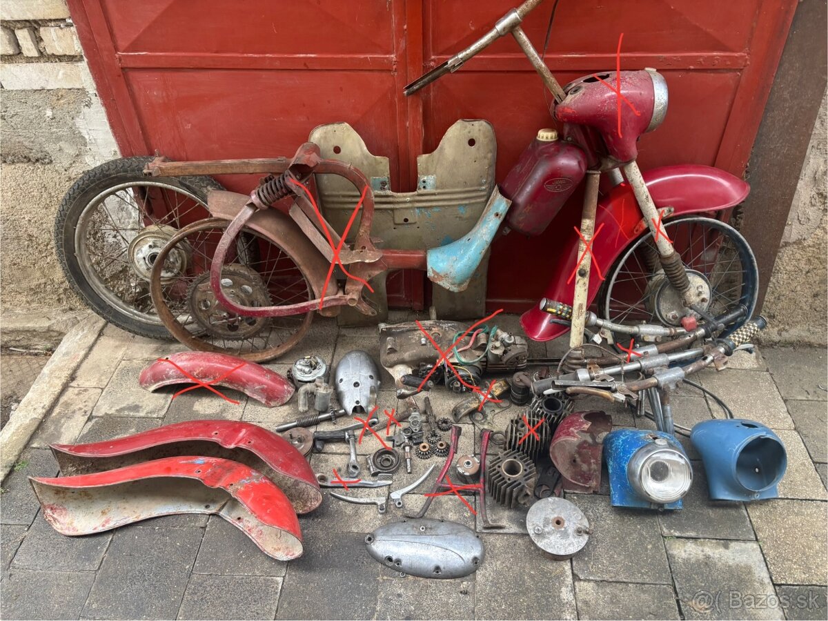 Jawa 550 555 pionier diely