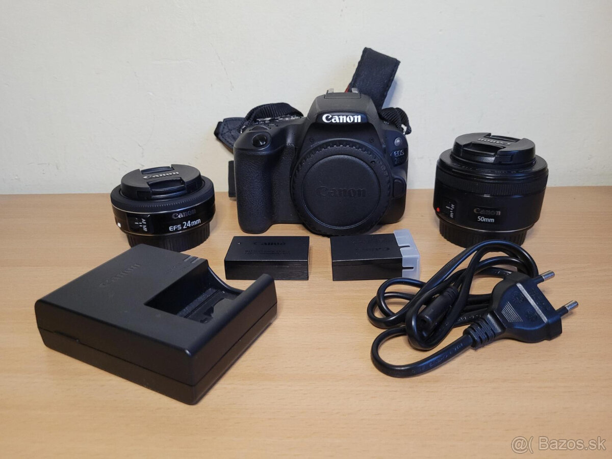 Canon Eos 200D + Canon EF-S 24mm f2.8 + Canon EF 50mm f1.8