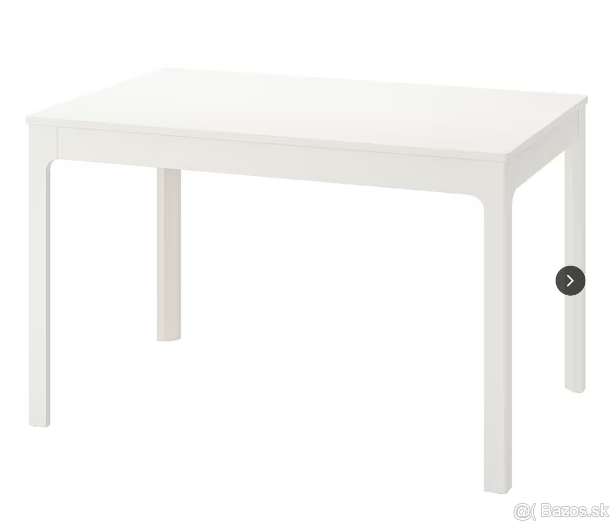 EKEDALEN Rozkladací stôl, biela IKEA