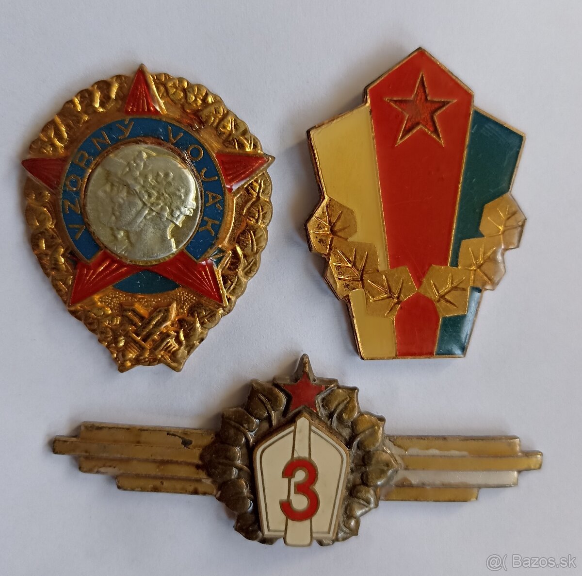Odznaky vojakov základnej služby ČSĽA