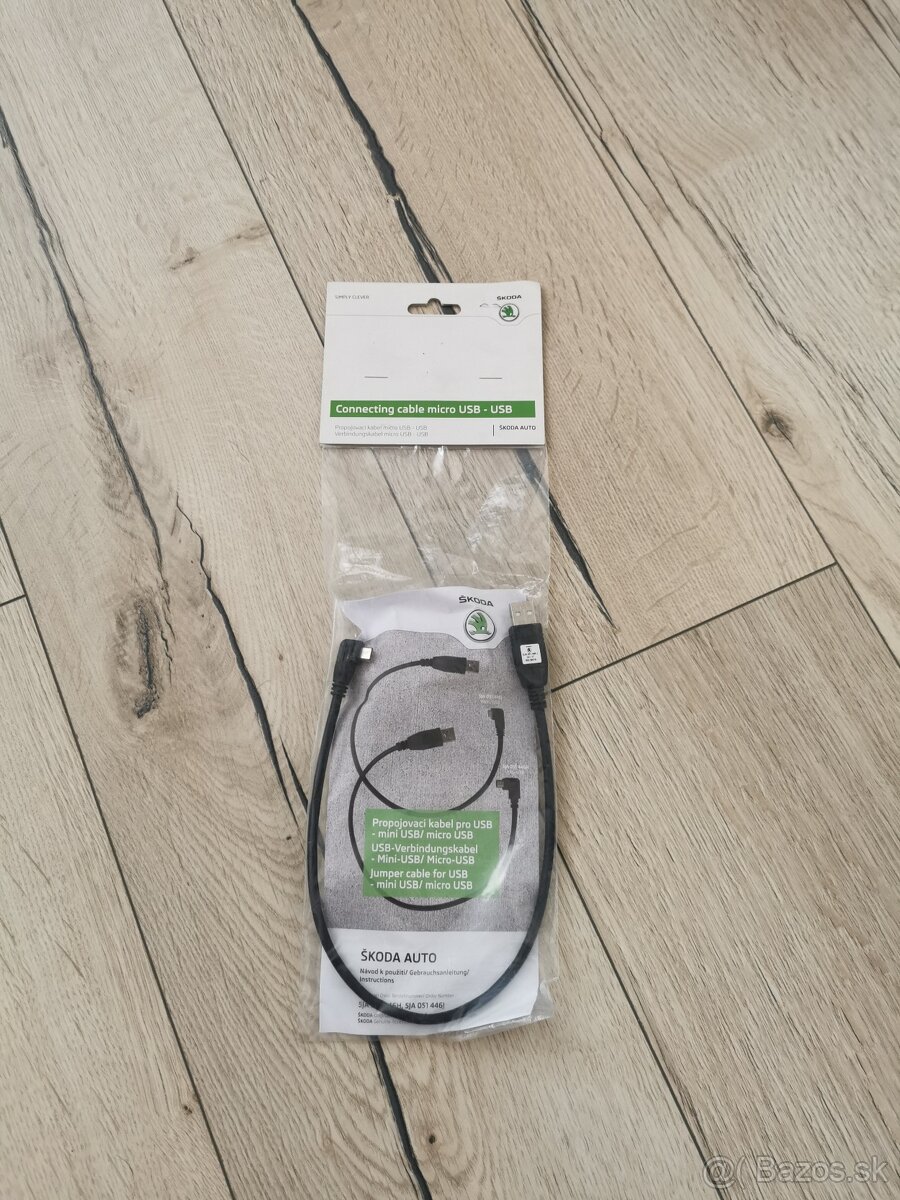 Prepojovací kábel Micro USB - USB 5JA051446J
