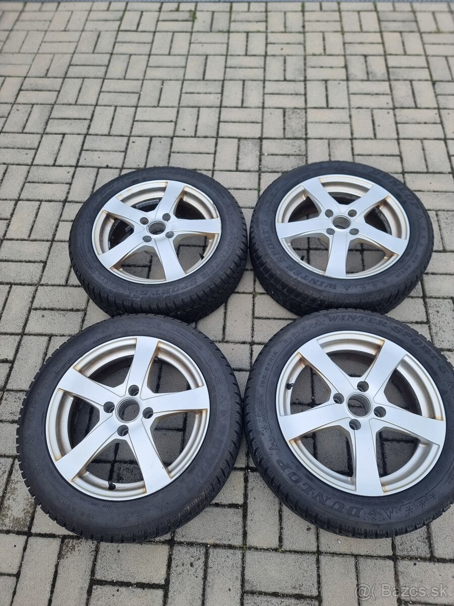 Zimné pneumatiky + disky 195/55 r16
