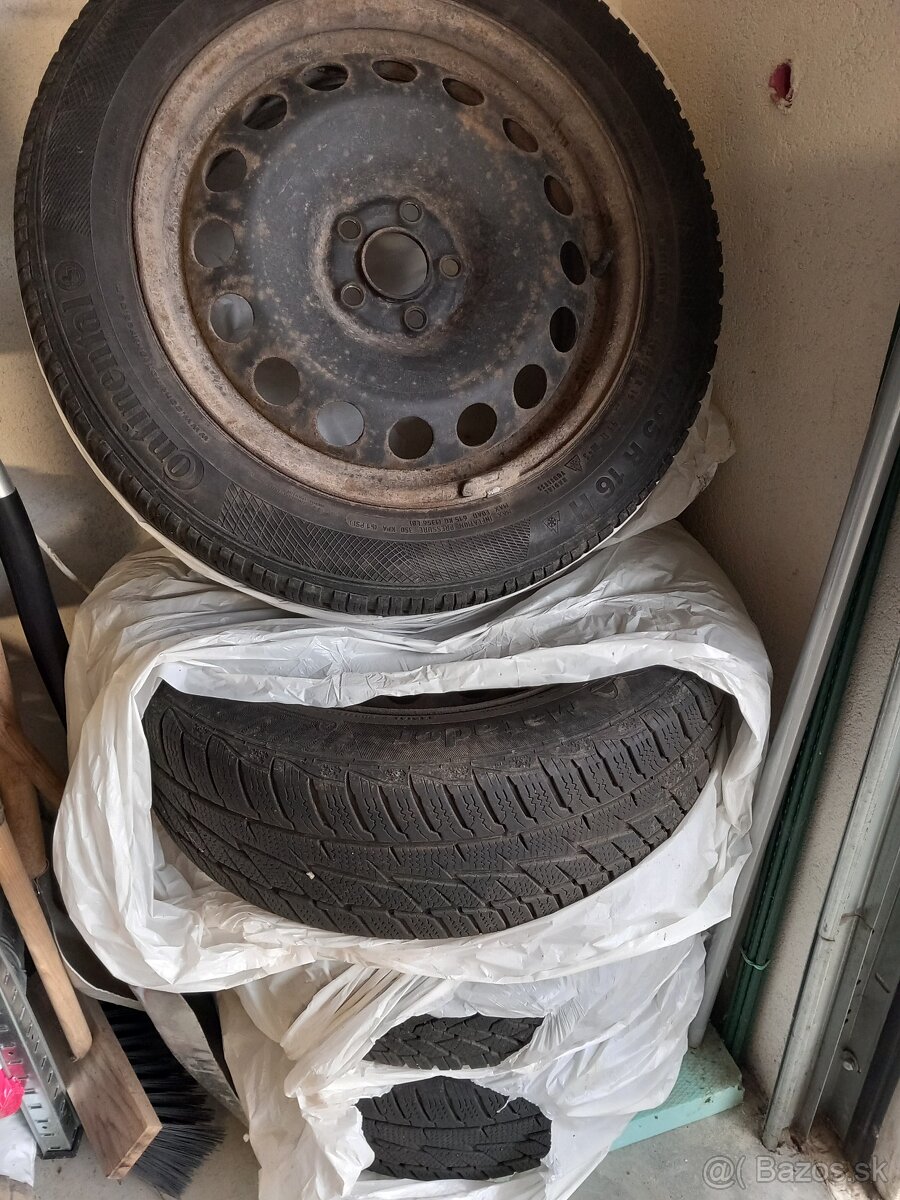 Plechové disky R16; 5x100; 57,1mm, Škoda Octavia1