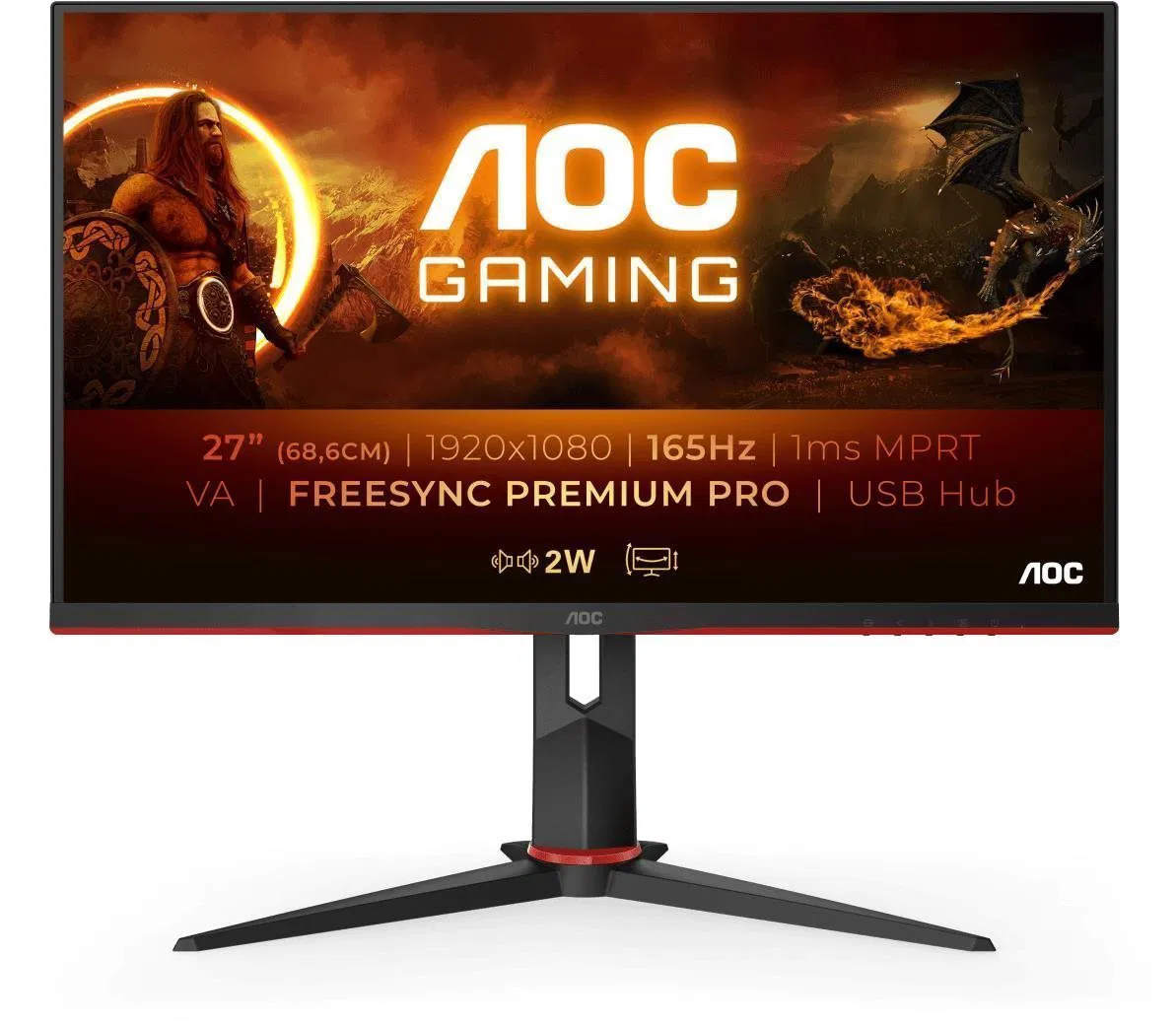 27" AOC 27G2SU/BK Gaming