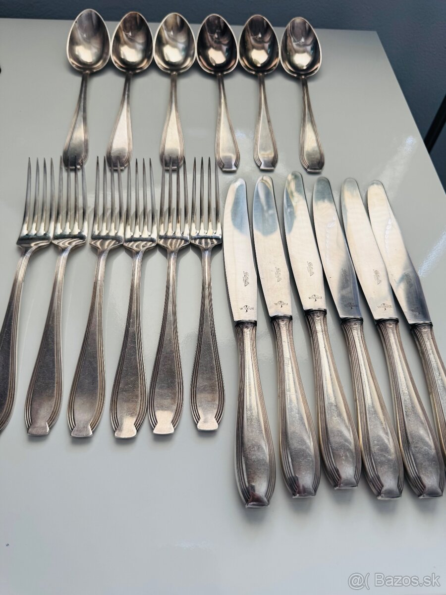 Postriebreny pribor sada Victorinox WMF 60