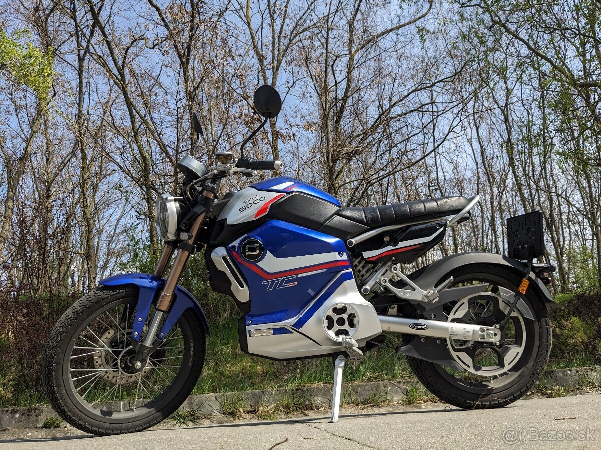 Elektrický motocykel Super Soco TC Pro