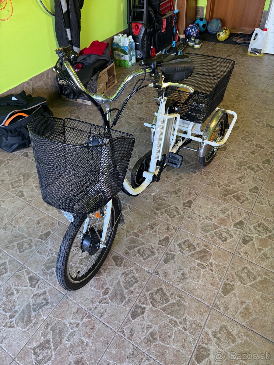 Elektrobicykel trojkolka Spirit Shopping 2