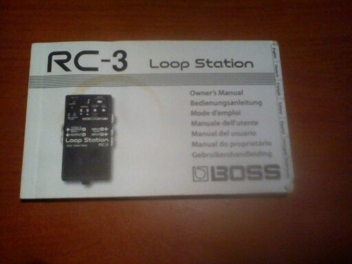 návod na Loop station BOSS RC-3