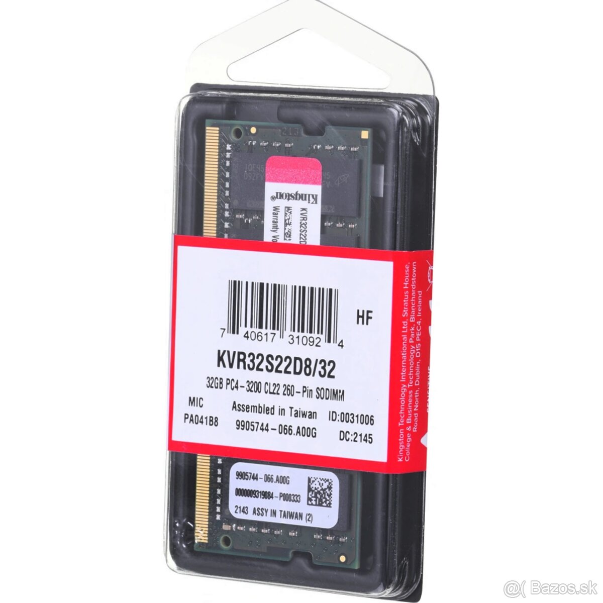 Predam Kingston RAM DDR4-3200 32GB