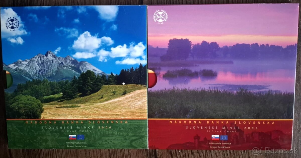 Slovenské mince 2005,2006