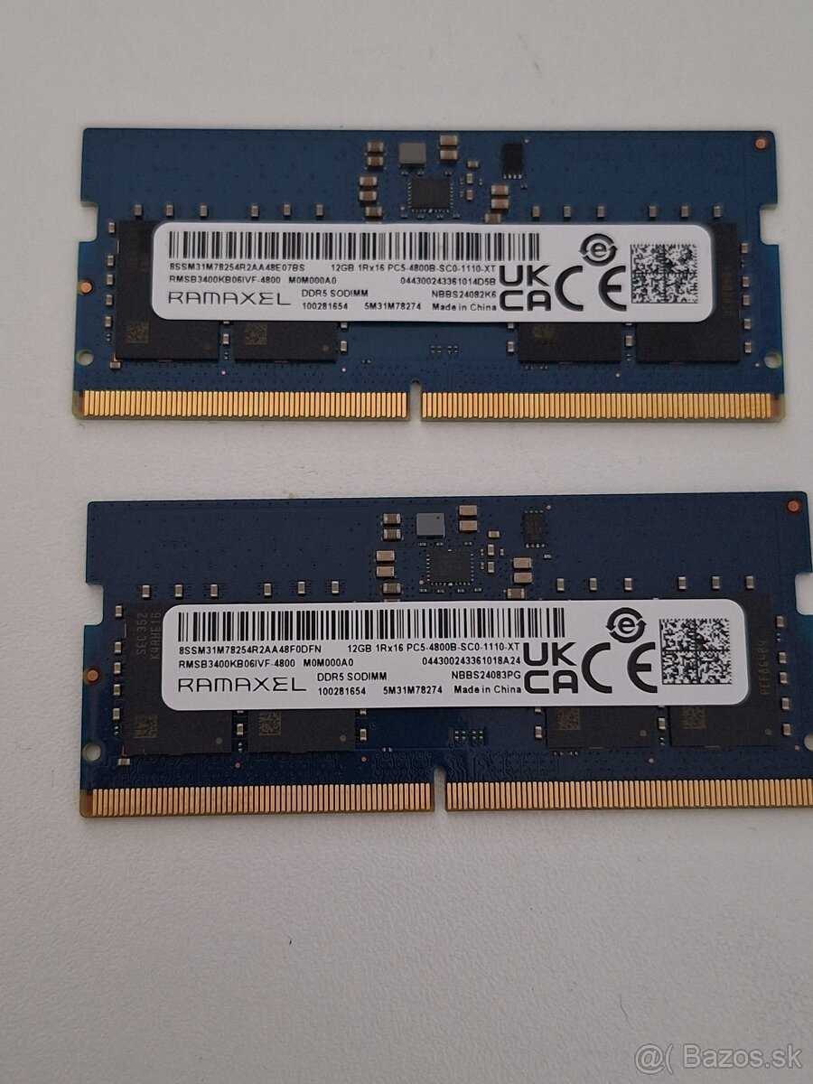 DDR5 RAM 24GB Dual Channel Nové