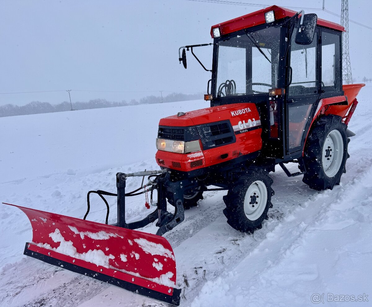 KUBOTA GL 23 Diesel motor 3 válec, 23HP + zimní výbava