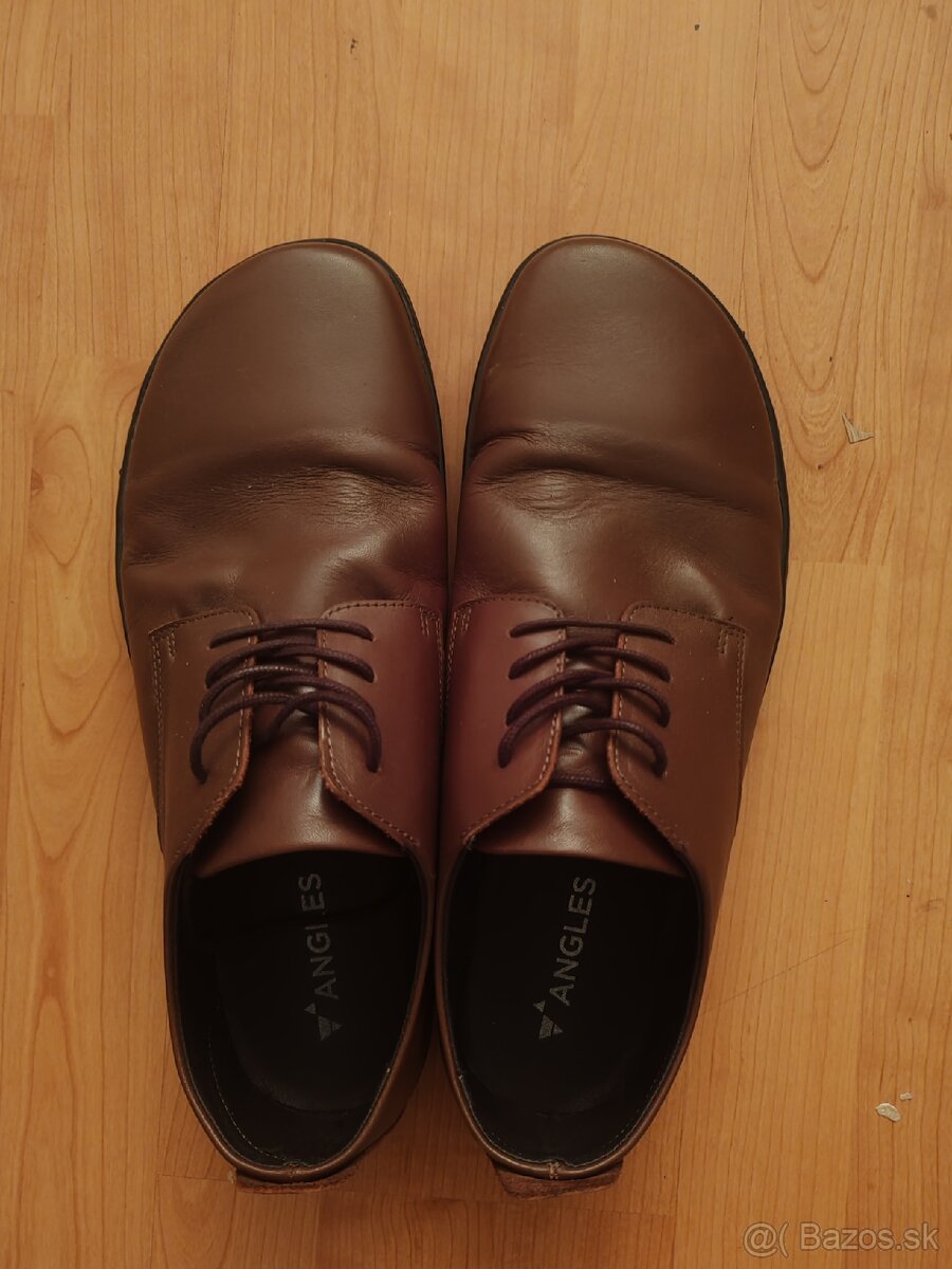 pánske barefoot topánky kožené