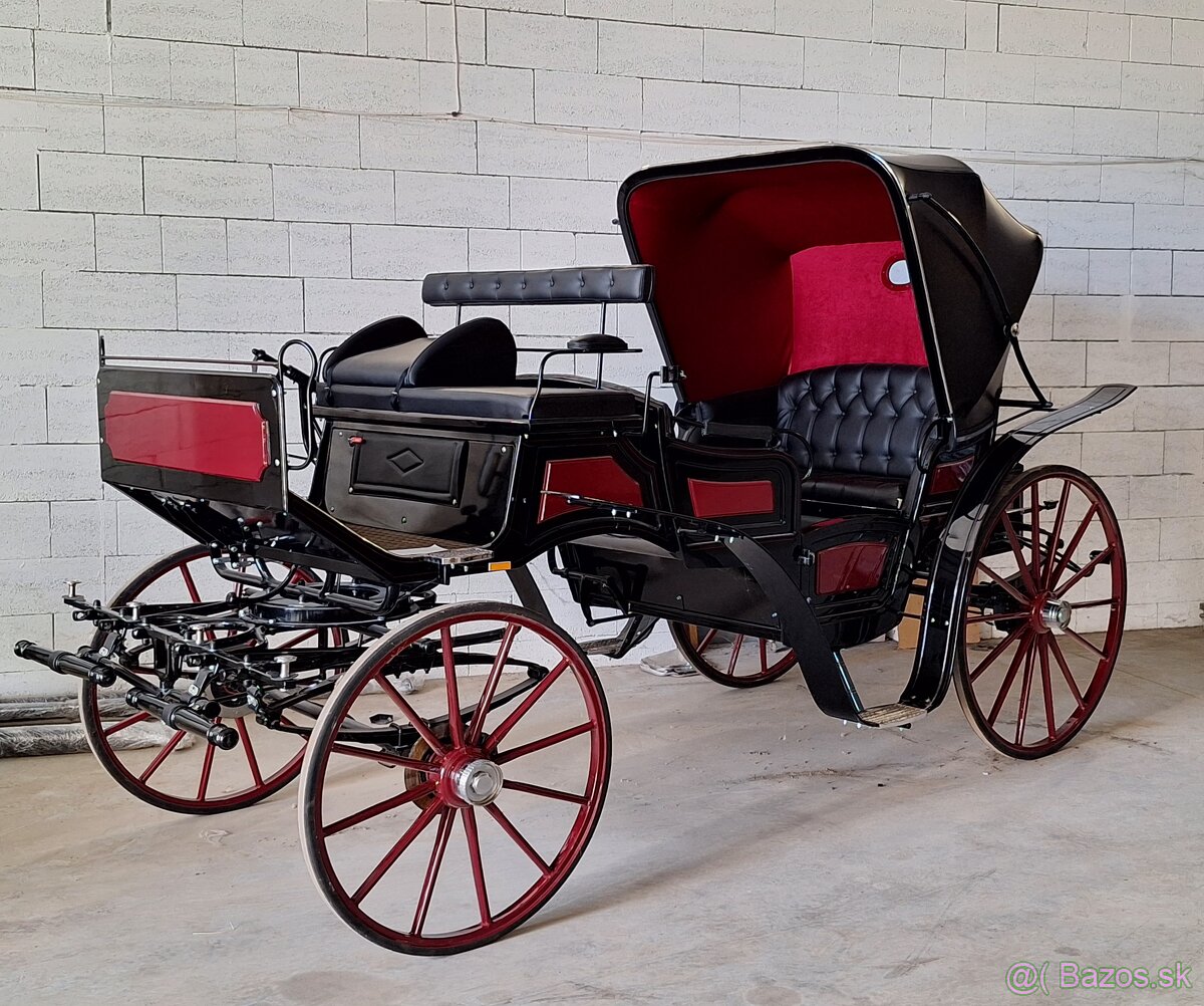 NOVÝ Konský koč - Kočiar - Brička