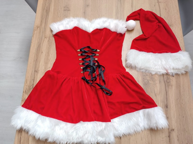 damsky vianočný, mikulášsky kostým