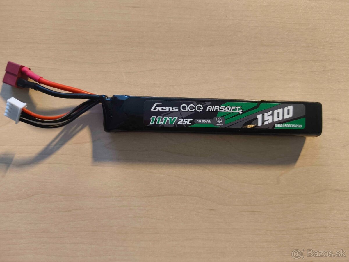 Li-Pol akumulátor Gens ACE 11,1V 1500mAh 25C - Dean-T
