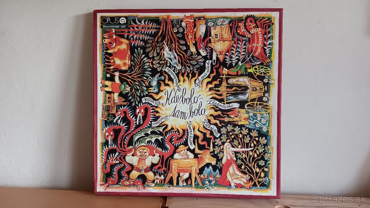 Prodám 4 LP Kde bolo tam bolo rozpravky