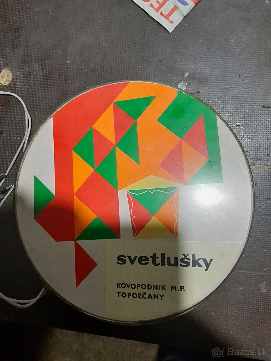 Retro vianočné osvetlenie