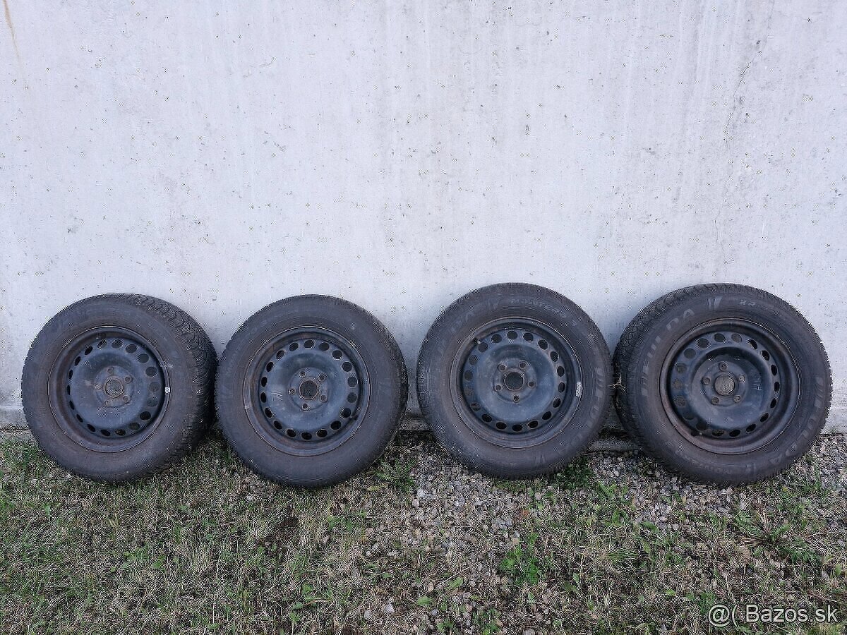 Plechové disky a Zimné pneumatiky 195 65 R15
