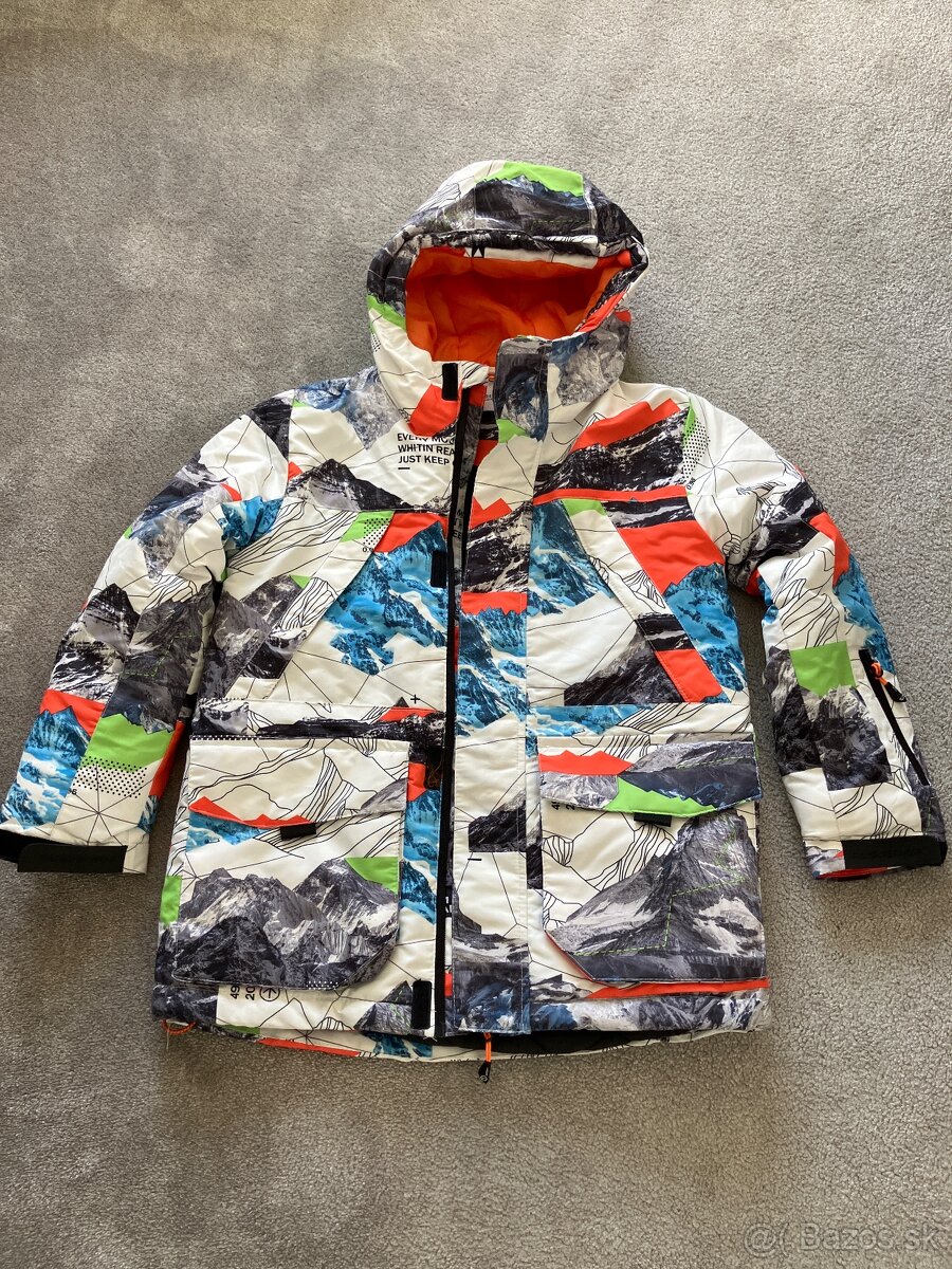 Lyziarska bunda Reserved Ecoaware 140 cm