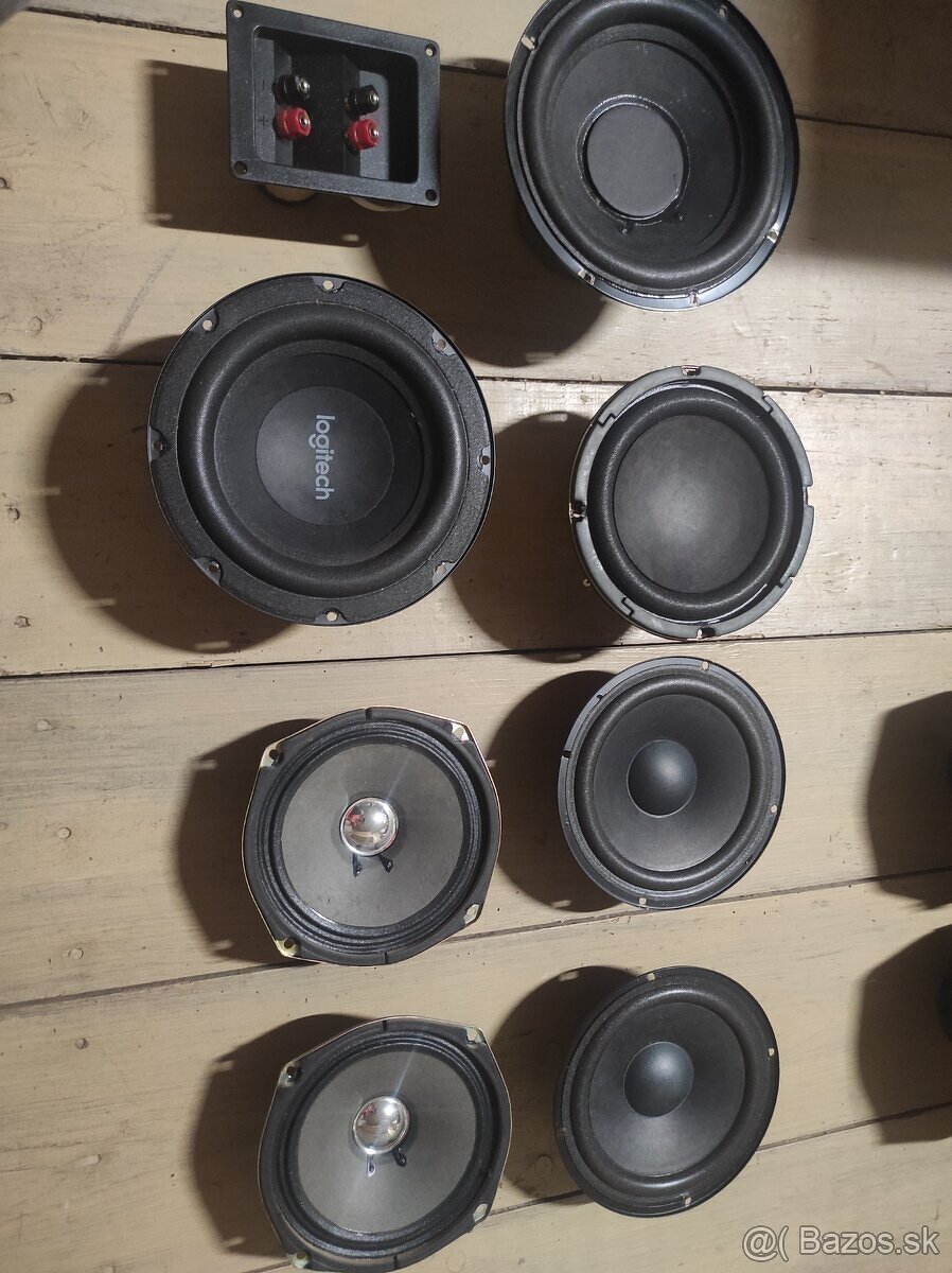 Predám rôzne reproduktory -