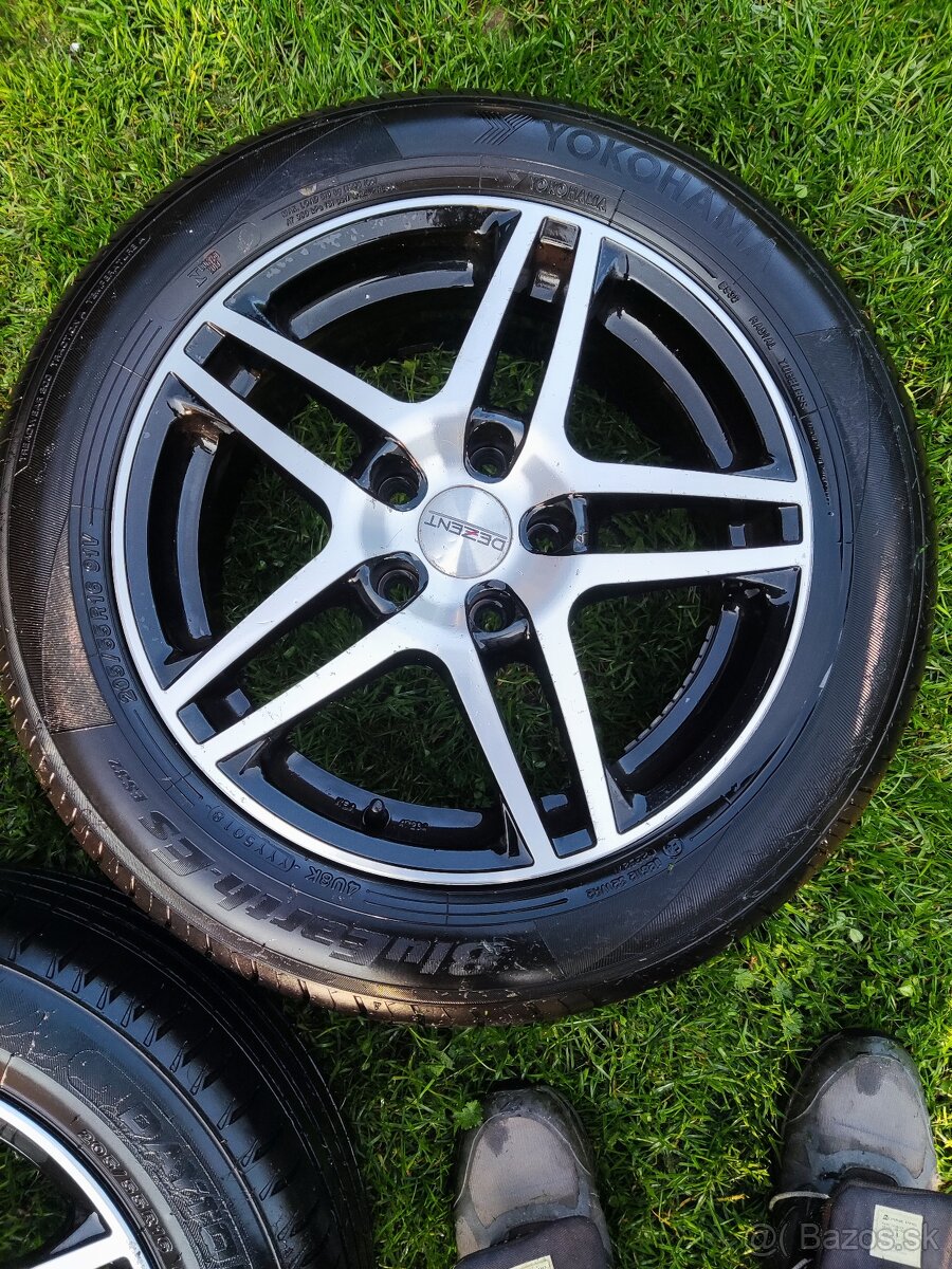 Elektrony Dezent R16 s letnymi pneu