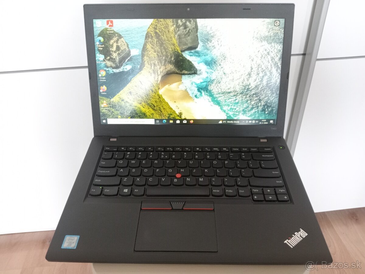 predám Lenovo Thinkpad T460,Intel core i5 ,8gb ram ,ssd