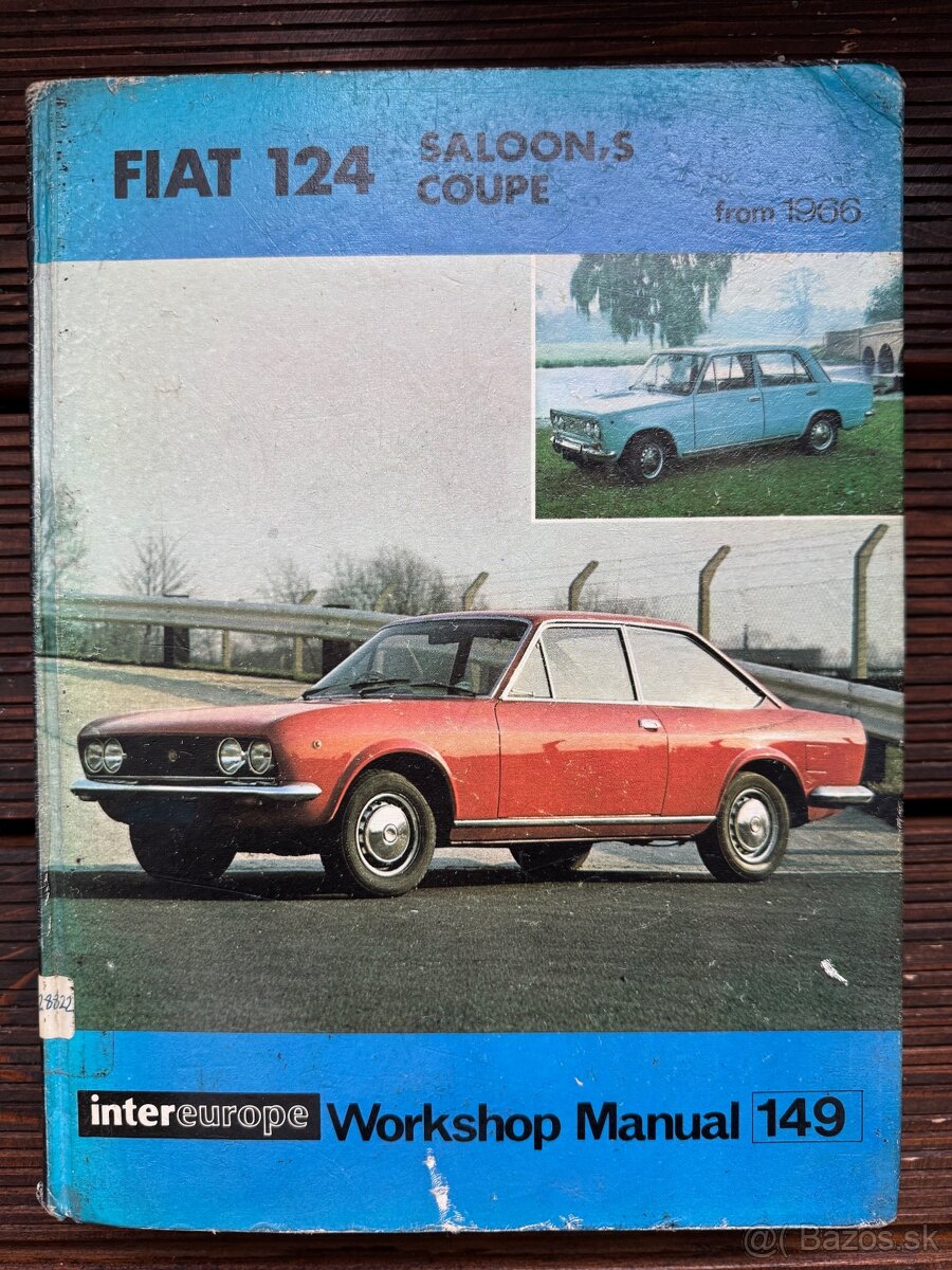 FIAT 124 SPORT COUPE originální montážní manual servisní
