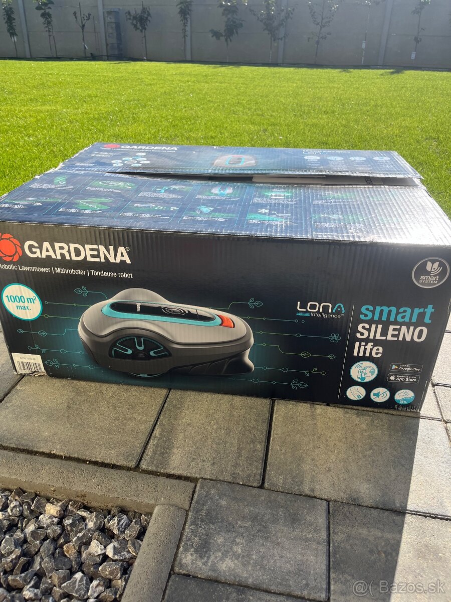 Gardena Smart Sileno Life 600 m2 nová záruka 600€