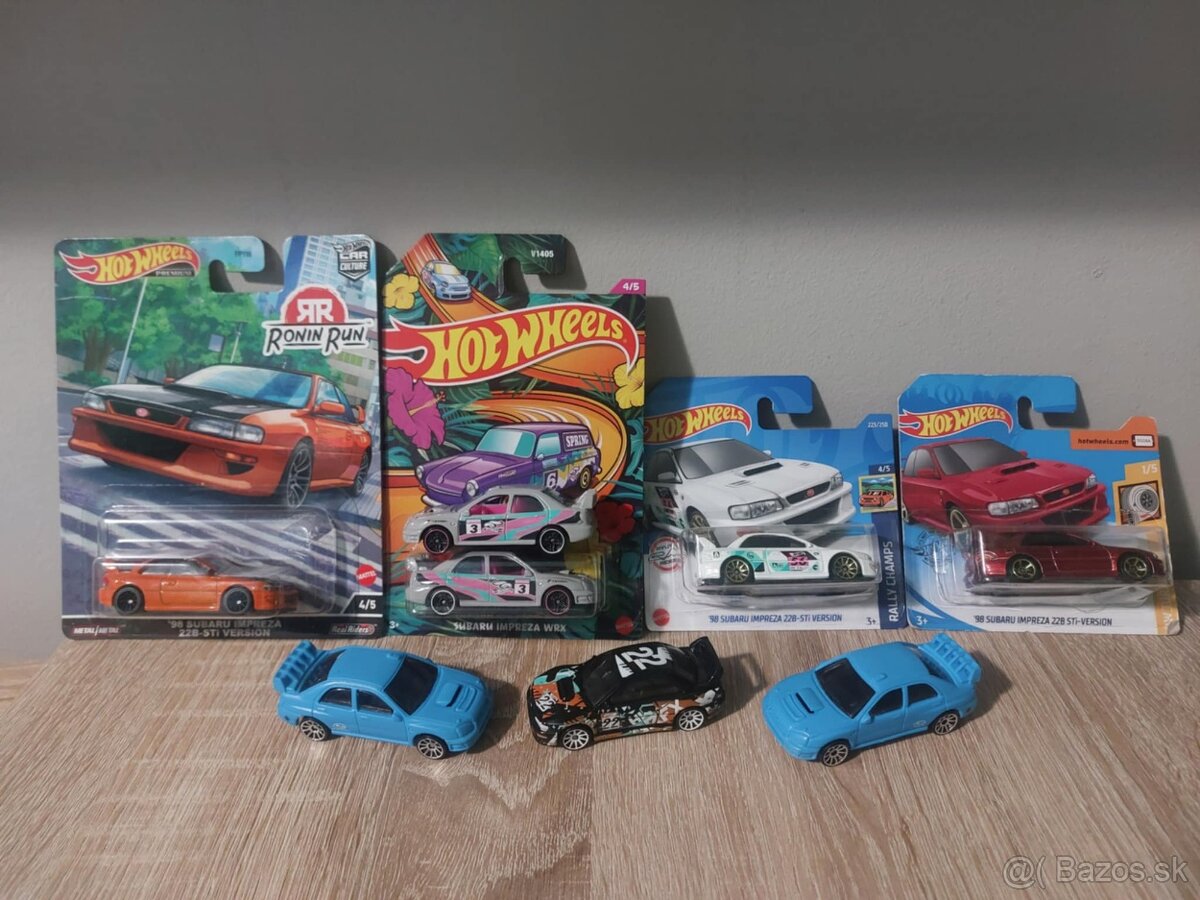 Subaru Hotwheels pack