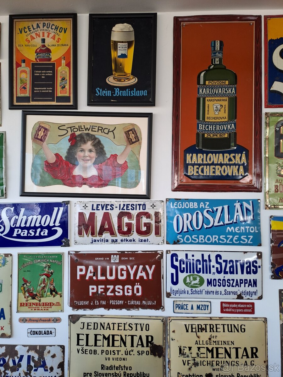 Stare cedule, stare reklamne predmety