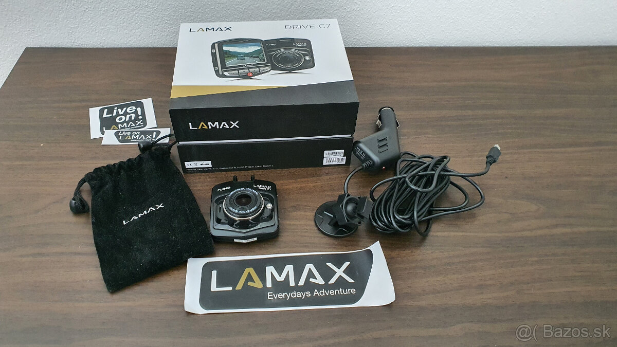 Full HD autokamera Lamax Drive C7 + GPS modul