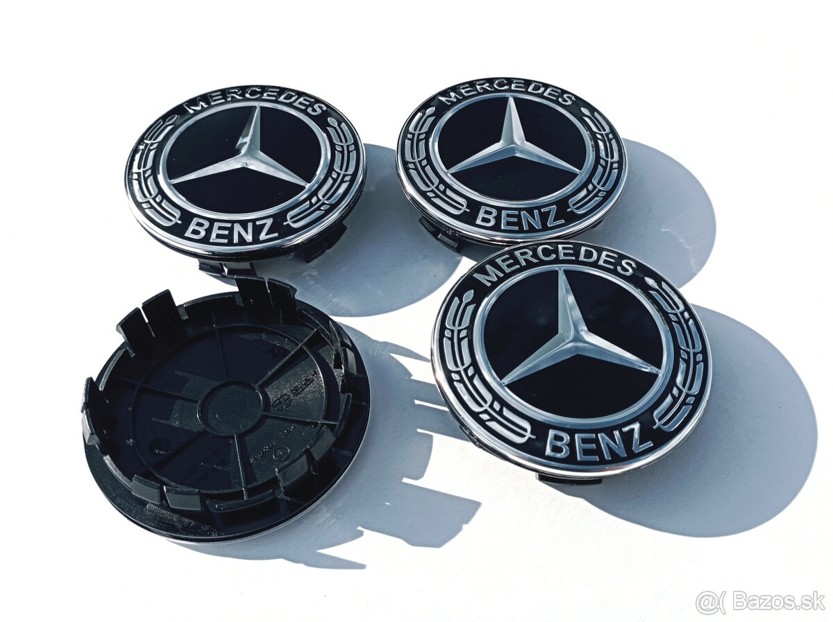 stredové krytky Mercedes 75mm-65mm