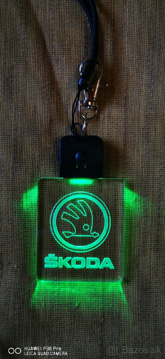 Led kľúčenka s vlastným TEXTOM / logom