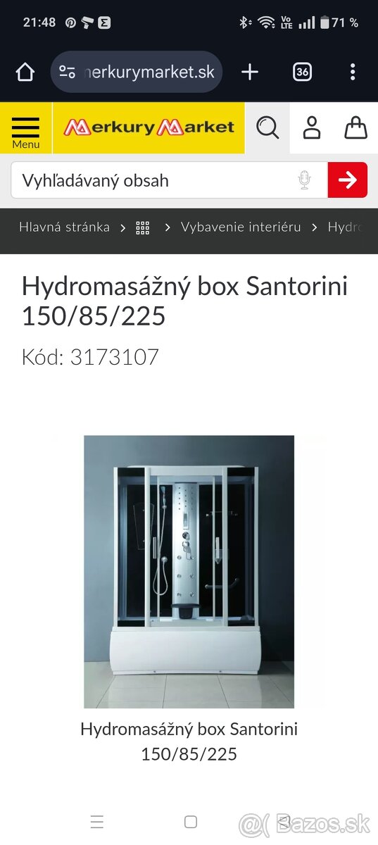 Sprchový kút