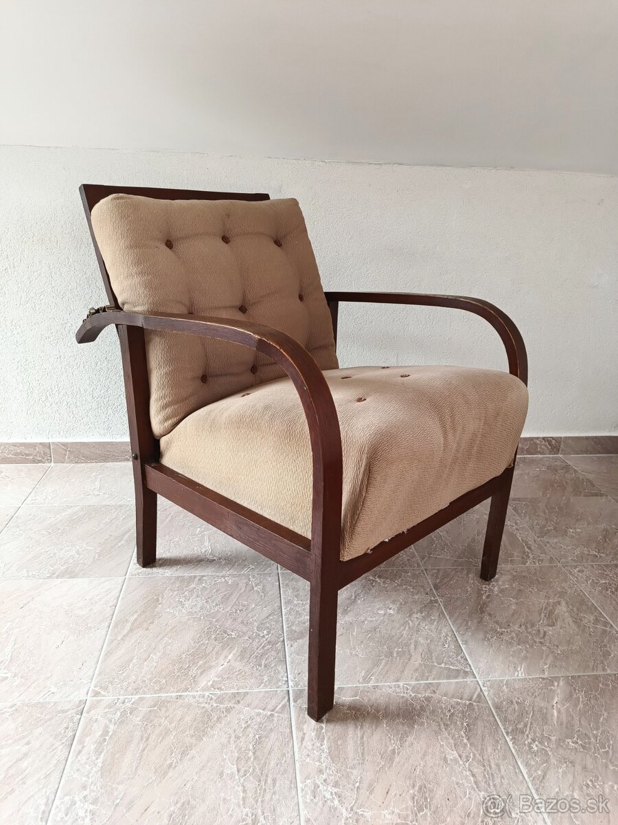 Art Deco/ Bauhaus Kreslo, 30te roky