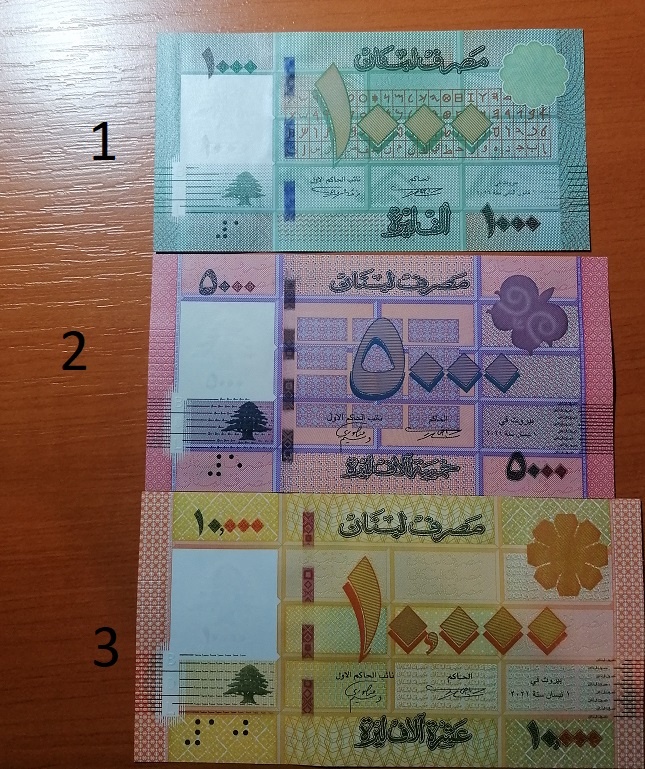 Bankovky Libanon