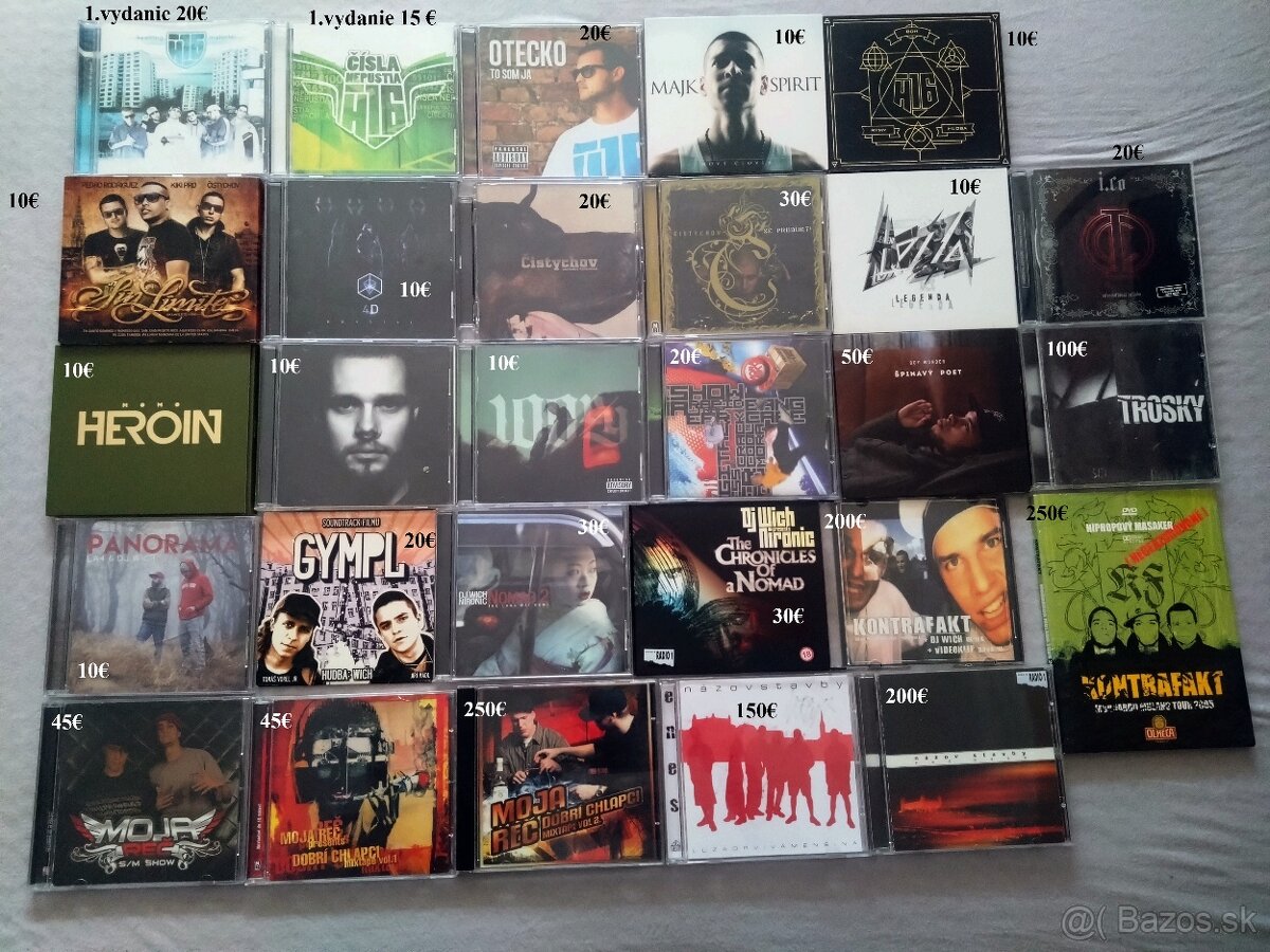 SK CZ HIP HOP ALBUMY
