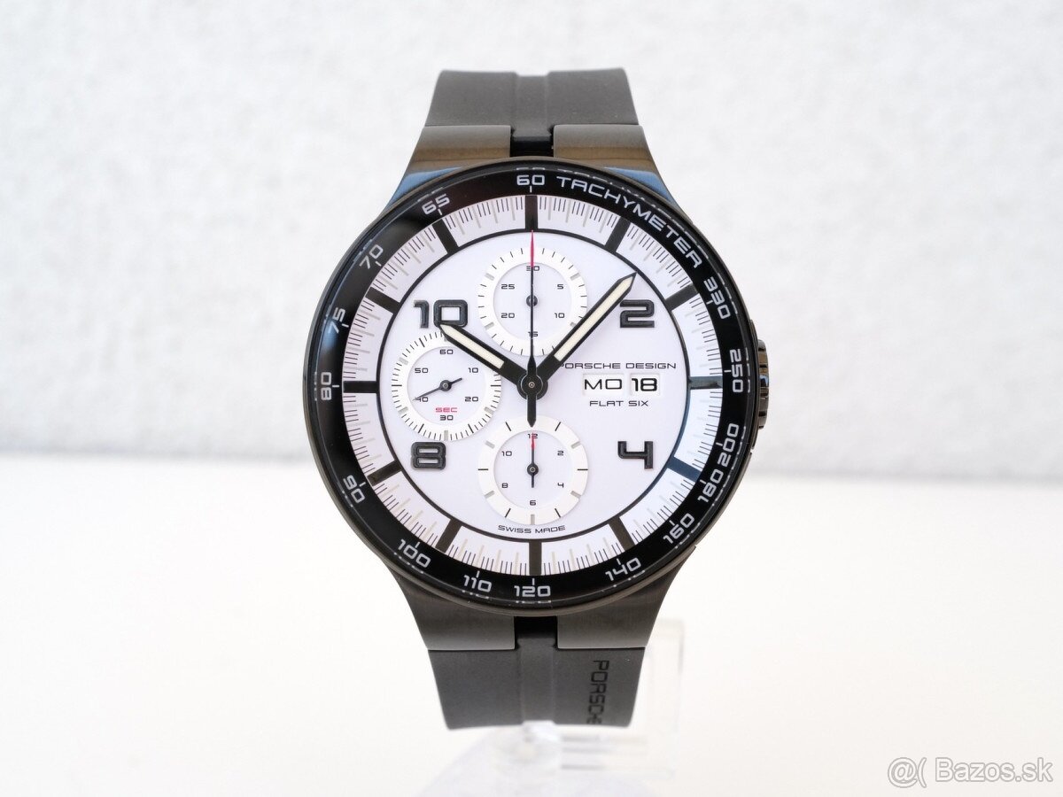 Porsche Design, model P6360 white dial, originál hodinky