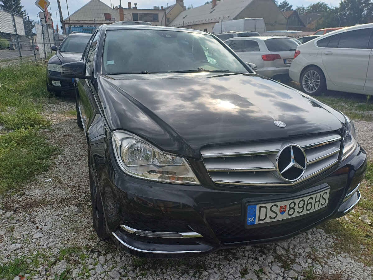 mercedez benz c 220cdi, 125kw, AT7,limuzína,2012,čierna