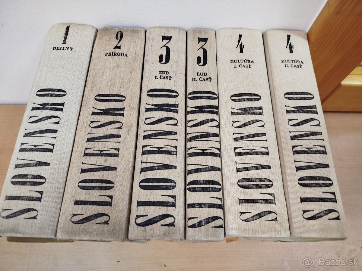 SLOVENSKO 1 – 4--Dejiny. Príroda. Ľud I.-II. Kultúra I.-II.-