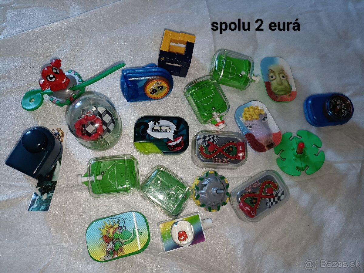 Kinder hračky 3 a iné