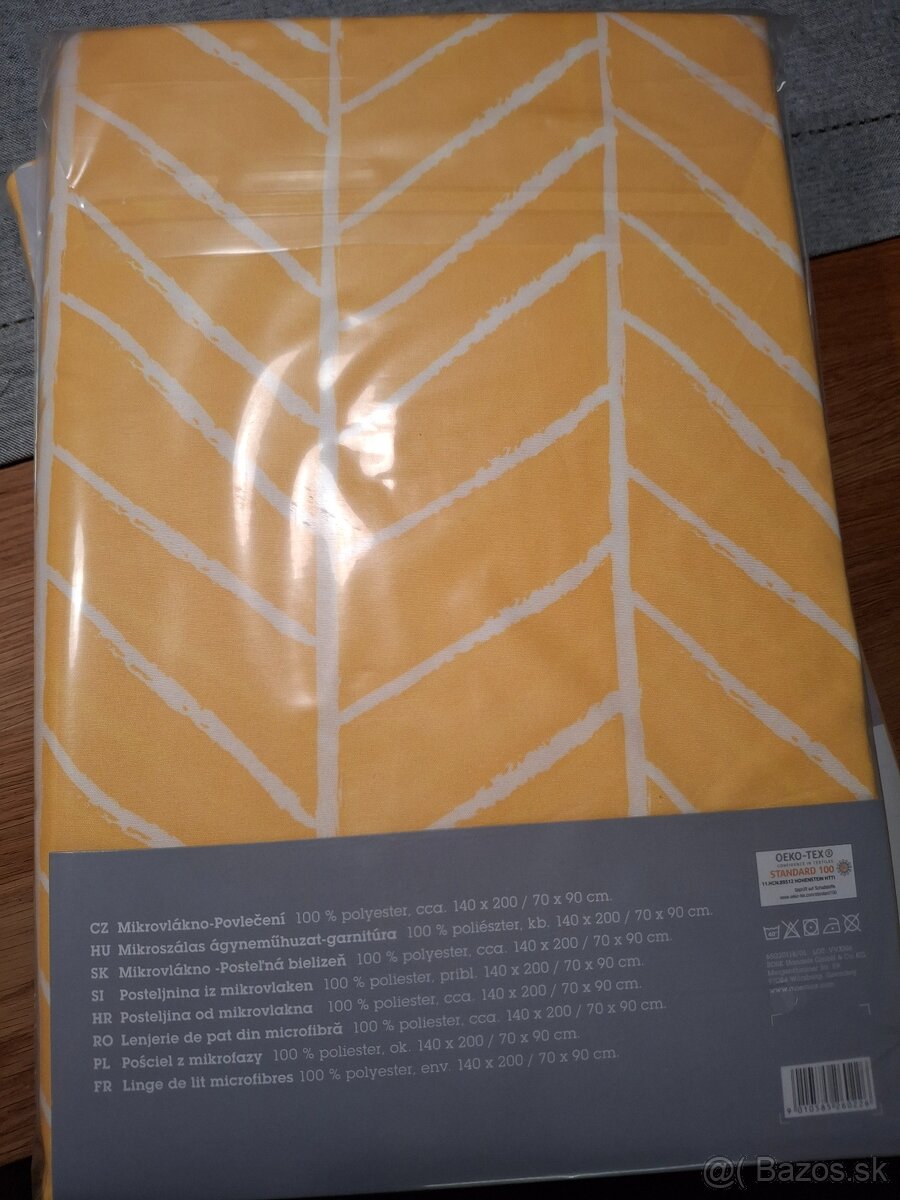 Nove posteľné prádlo- nerozbslené na 2 postele