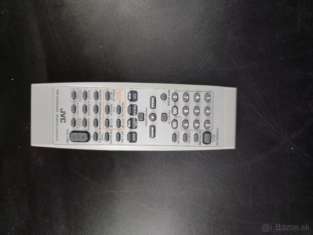 Predam dialkovy ovladac JVC RM SUXG45R