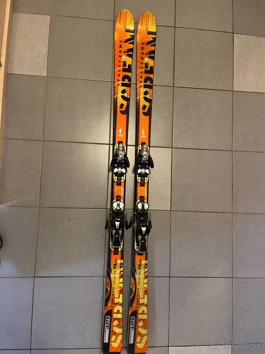 Predám pouzivane carvingové lyže Salomon SCREAM 10 175CM