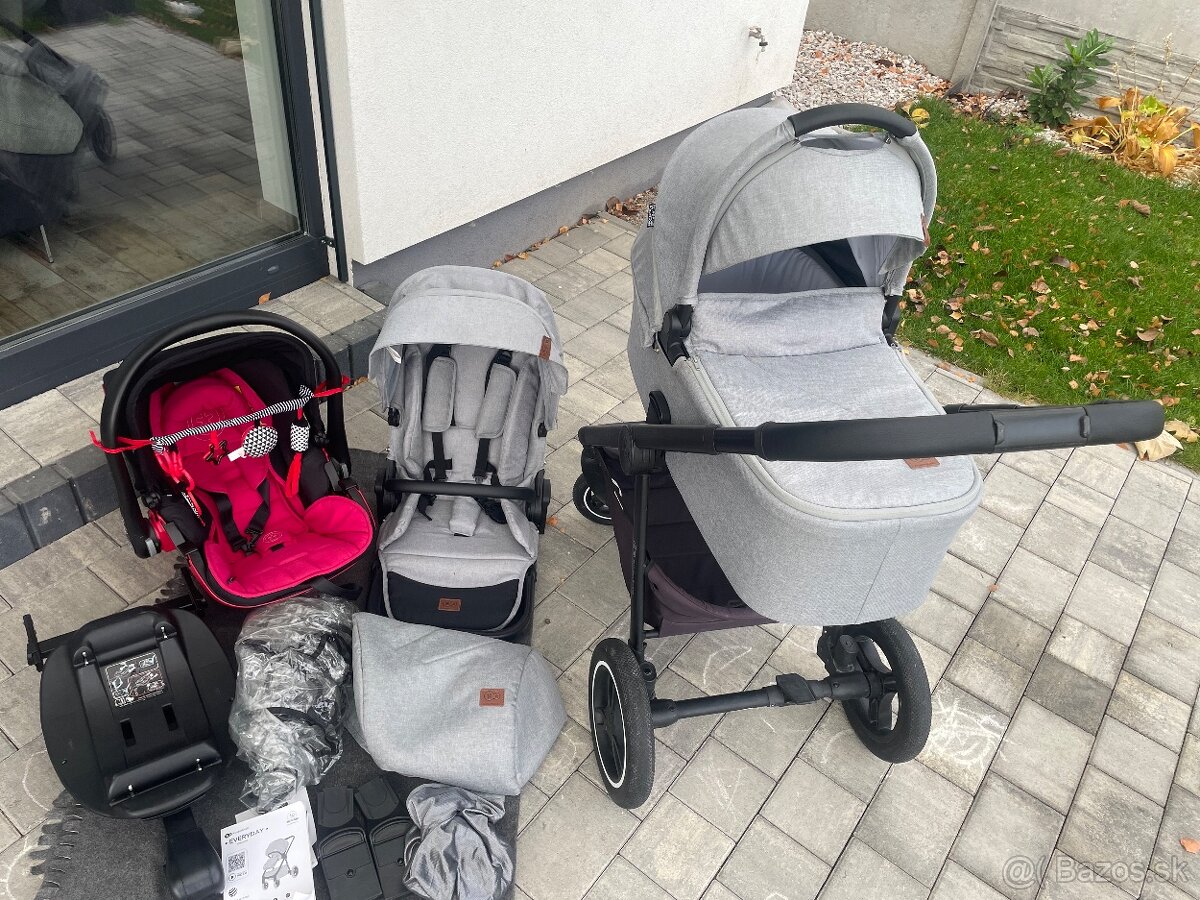 Kinderkraft trojkombinácia 3v1+isofix