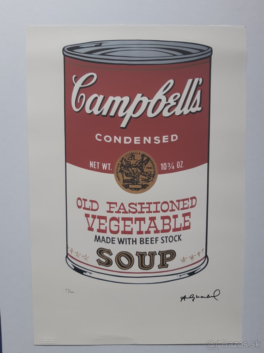 Andy Warhol – Plechovka Campbells