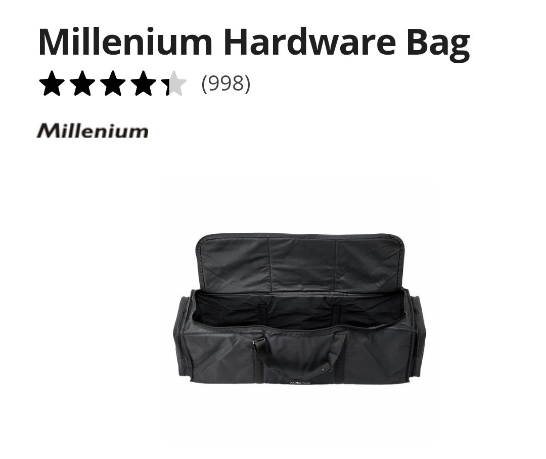Millenium hardware bag
