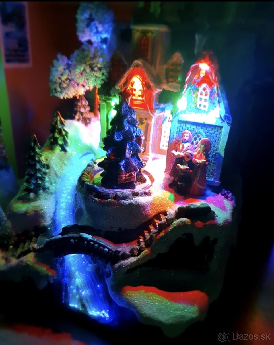 Led vianočná krajinka