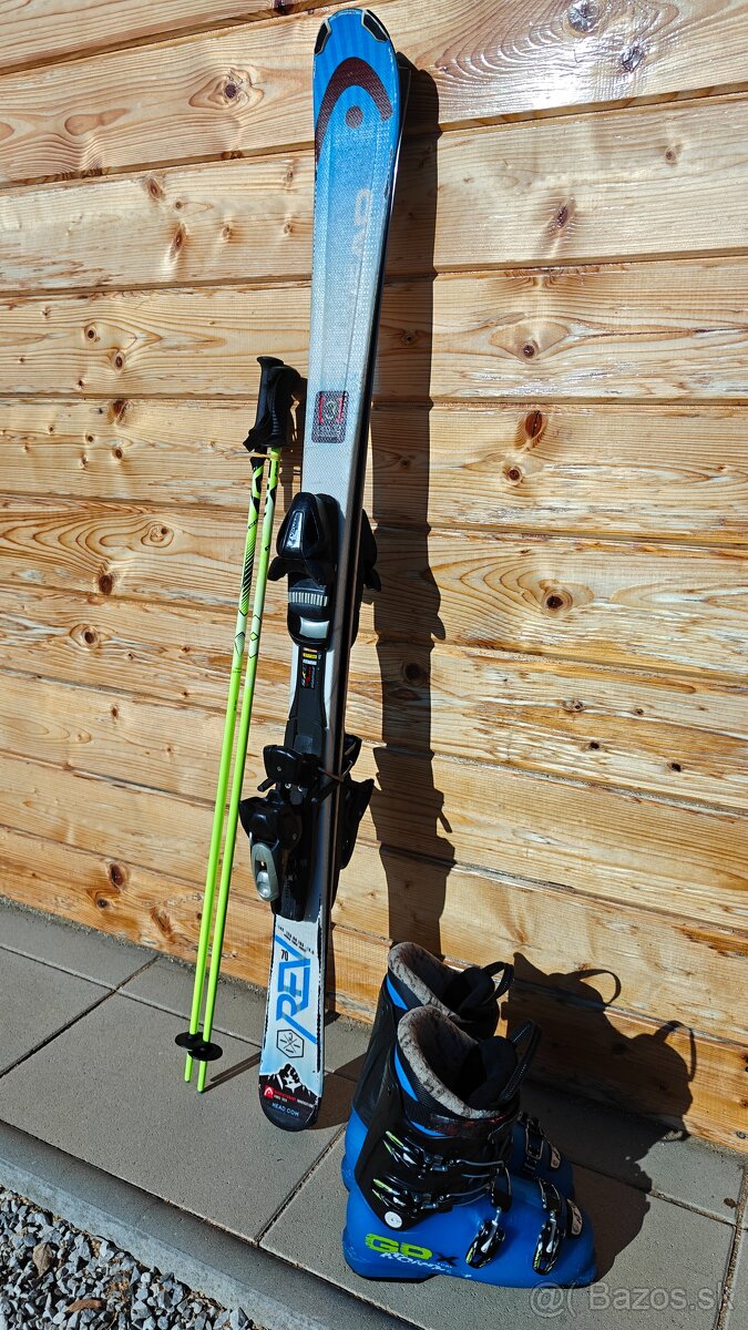 LYŽE HEAD REV 70 BLUE 142CM + NORDICA GPX 25CM